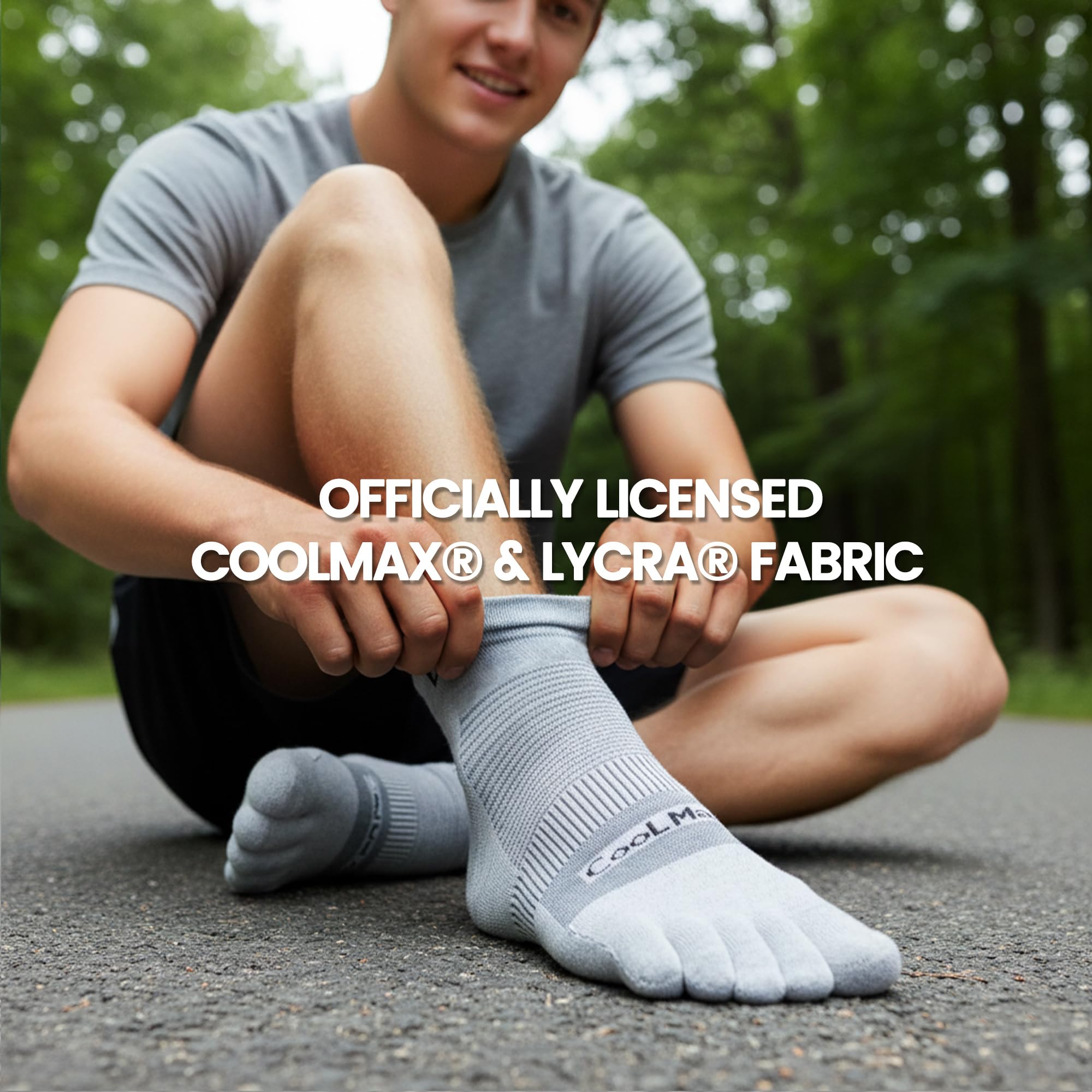 Coolmax Performance Viertelsocken, Sport Laufsocken Athletic Socken für Herren Damen