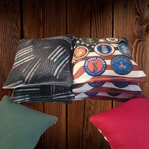 Miniatura 2 de Thin Green Line Cornhole Bags (8 bags) Military