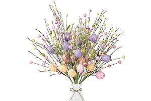 Sggvecsy Artificial Easter Stems