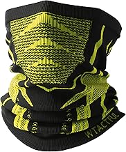 WTACTFUL Men's Tube Scarf (2 Pieces/1 Piece) Half Balaclava Neckerchief Men's Neck Warmer Ski Mask Neck Gaiter Breathable for Winter Motorcycle Running Skiing Snowboarding