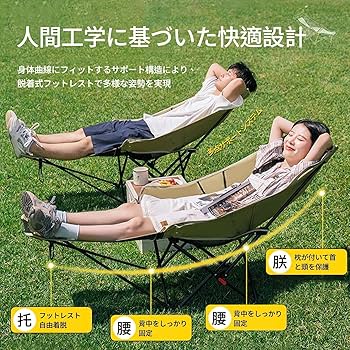 【最終価格】白キャンバス木製ハンモック リラックスチェアー折畳5段リクライニング 楽天市場】折りたたみ アウトドア チェア 天然木フレーム 幅52cm