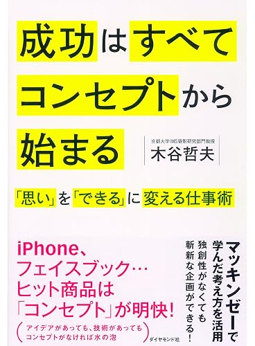 成功はすべてコンセプトから始まる