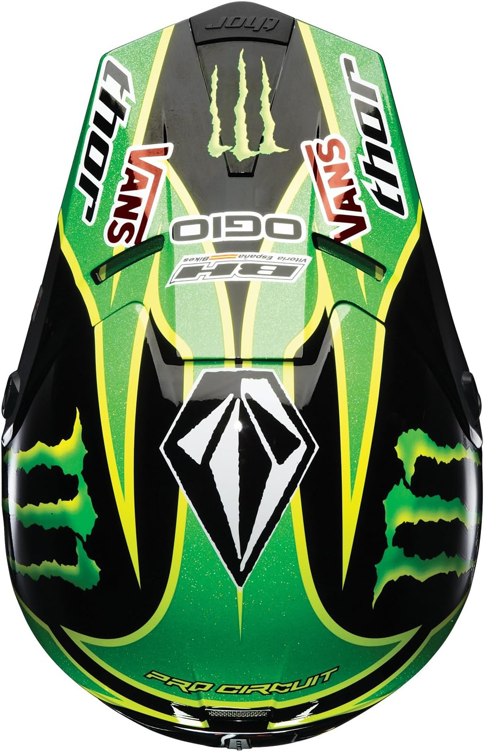 Casco Thor Quadrant Pro cicuit Monster, taglia S : Auto e Moto