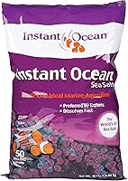 Vista 1 de Instant Ocean Sal marina 50 galones, para acuarios marinos, disolución rápida