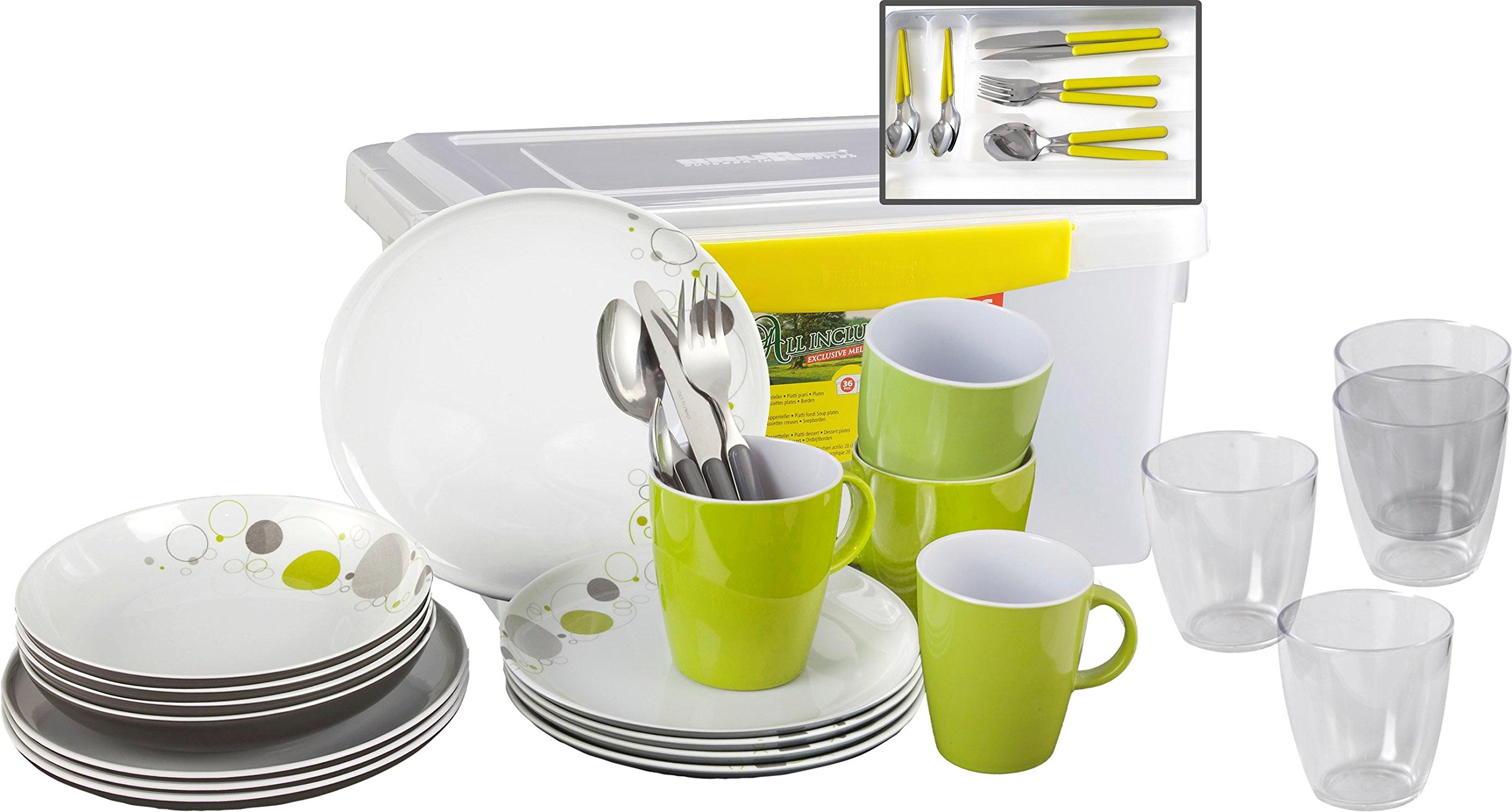 BRUNNER All Inclusive Space - Set di Piatti in melamina