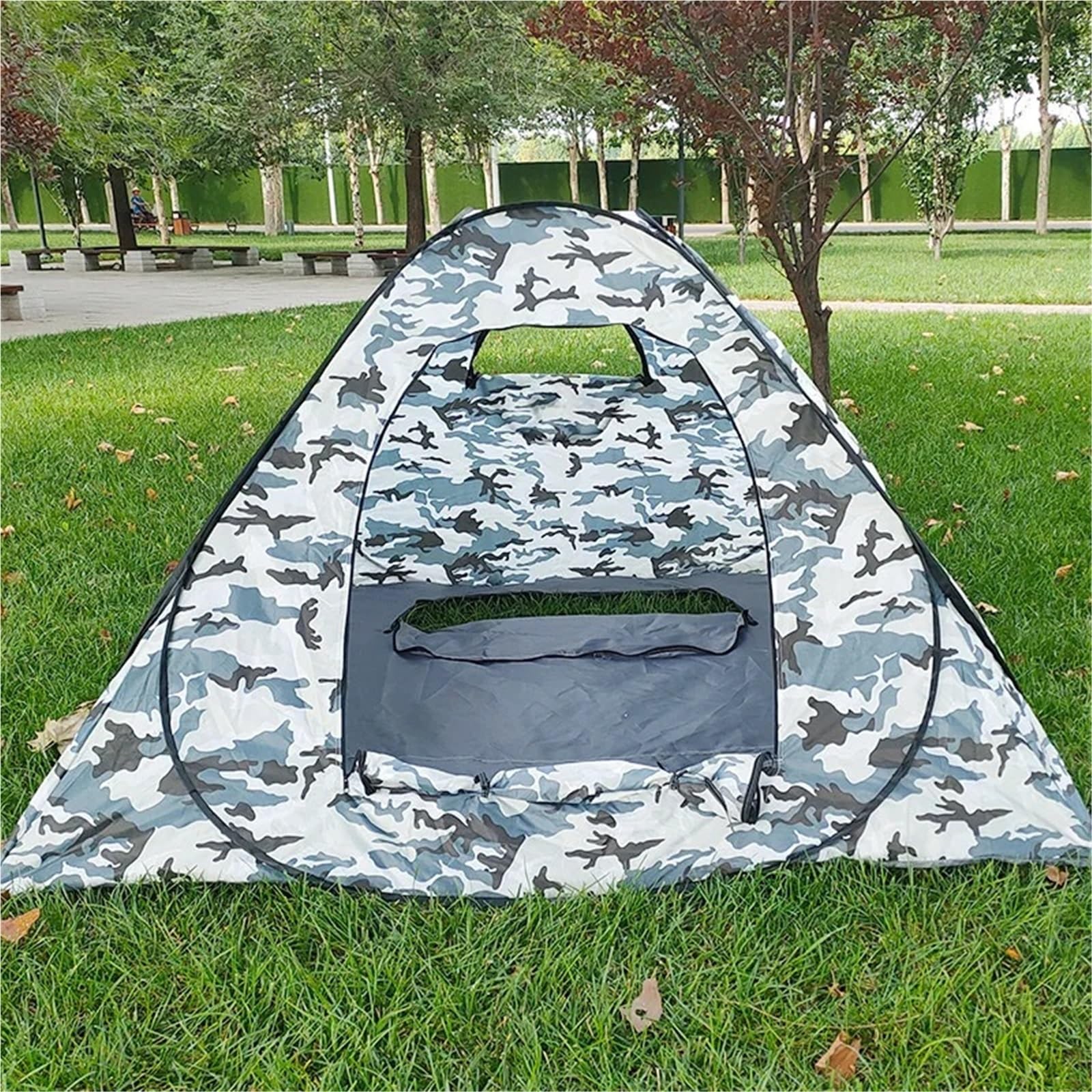 Tente de Pêche Tente de pêche d'hiver, extérieure, Pas Besoin Construire, Ouverture Rapide, Isolation Thermique, Portable pour pour Le Camping