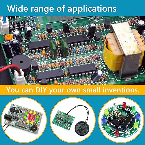 Miniatura 7 de Kit de chips IC Minidodoca 173 piezas 20 valores Chip Surtido Set+12 piezas Sockets circuitos integrados op amp kit 555 temporizador IC incluido