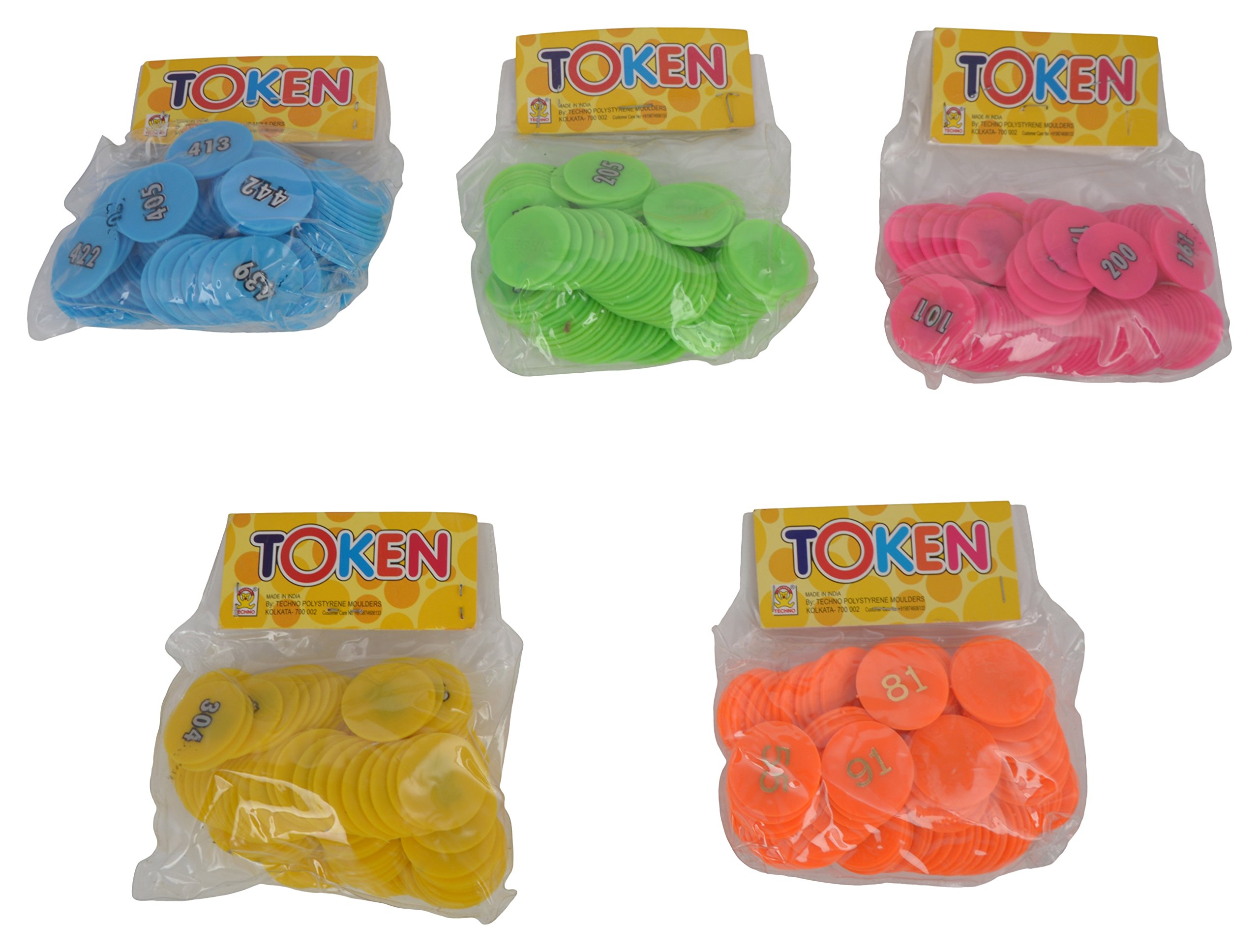 Amit Marketing Numeric Token / Coin | Chips for Board Games and Other uses | Round Shape Plastic 1 to 500 Numeric Token Coins Without Holes | Mini Poker Chips Game Tokens | Multicolor - Pack of 500 (B01M19E4J8) Amazon Price History, Amazon Price Tracker