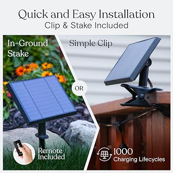 Brightech Bundle: Ambience Pro - Waterproof LED Outdoor String Lights - Hanging, Dimmable 1W Edison Bulbs, Soft White - 48 Ft + 6 Ft Extension Cord