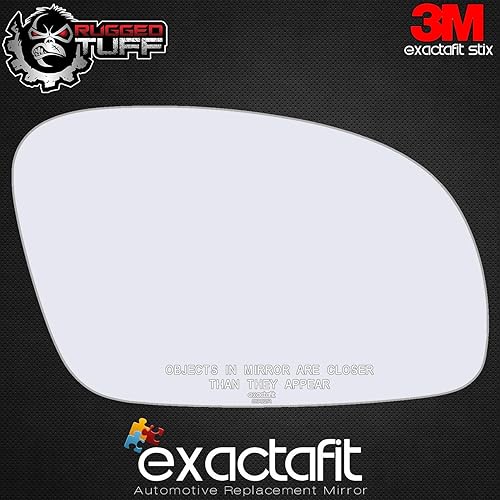 Miniatura 3 de Passenger Side Mirror Glass Replacement For 2001 2002 2003 2004 2005 2006 2007 2008 2009 2010 Volkswagen Beetle Right Door Convex Mirrors exactafit