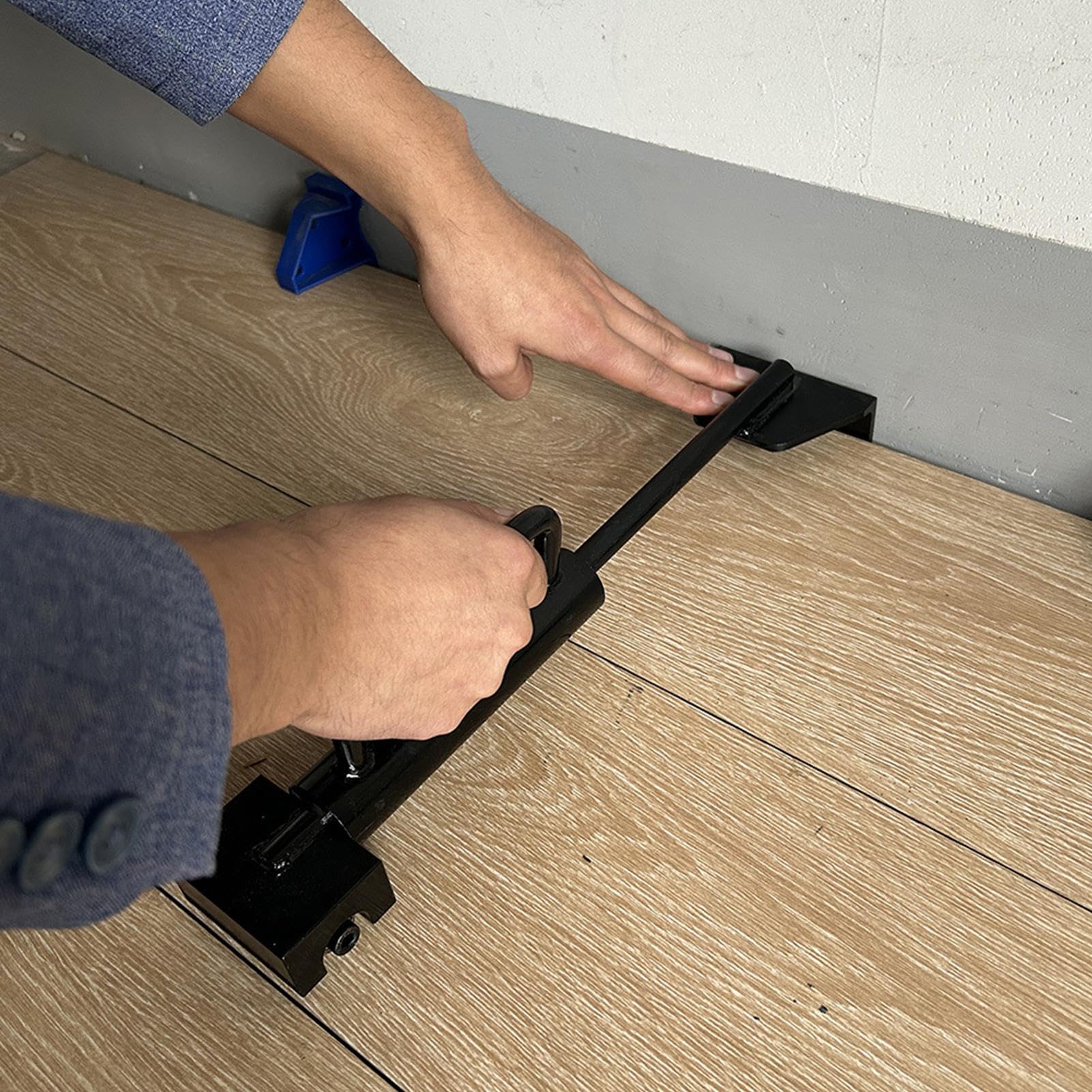 Barra di trazione per pavimenti in laminato, in acciaio A3, estrattore per plancia di installazione, strumento per pavimenti con barra di trazione, installazione senza martello, strumento per