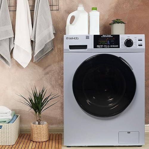 Miniatura 5 de Sekido Lavadora secadora todo en uno sin ventilaciónventilación PET ciclo 1.62cf15lbs 110V (negro)