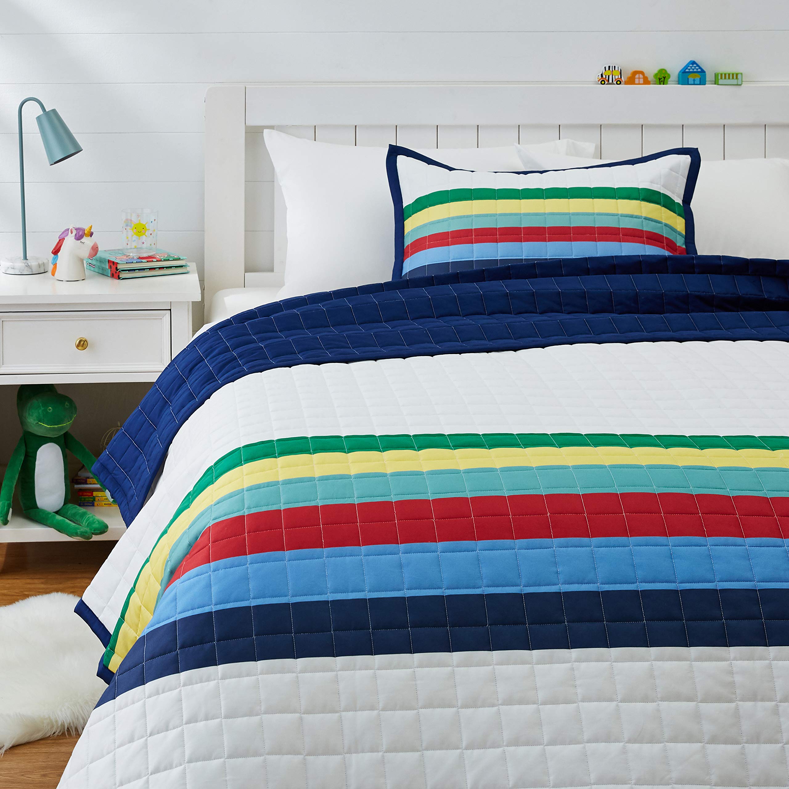 Kids Cotton Reversible Quilt Bedspread 