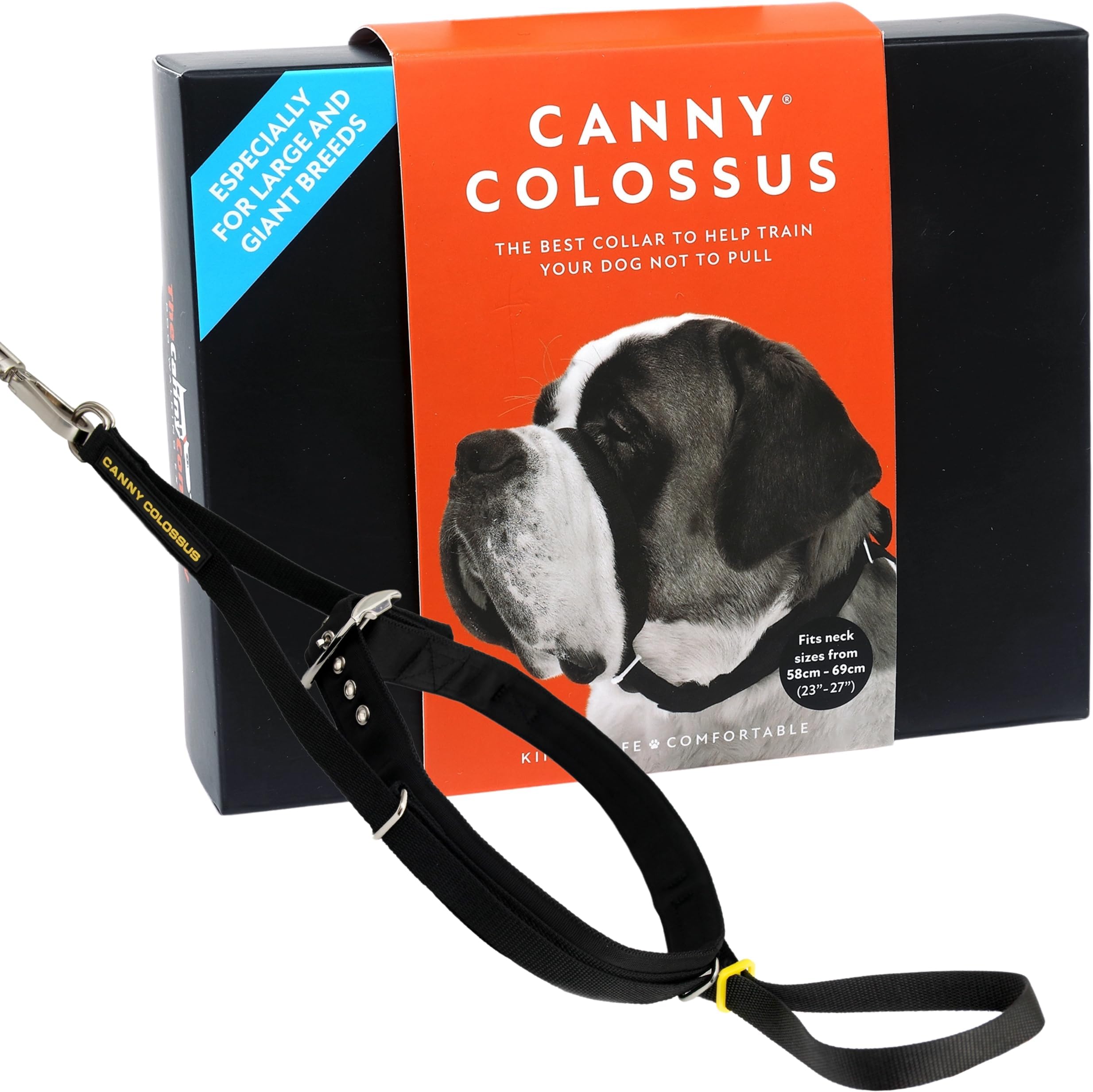 Colossus No-Pull Dog Head Collar | Gentle & Humane Leash Training Aid for Large & Giant Breed Dogs | Stops Pulling – Comfortable Control for Walking & Obedience