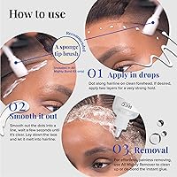 Vista 7 de KISS All Mighty - Adhesivo para peluca frontal con encaje