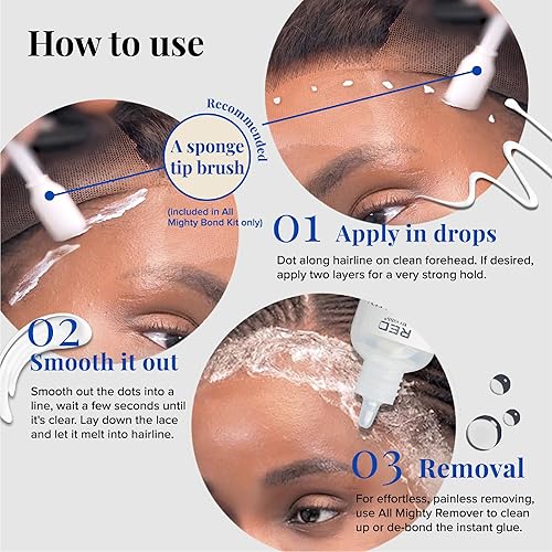 Miniatura 7 de KISS All Mighty - Adhesivo para peluca frontal con encaje