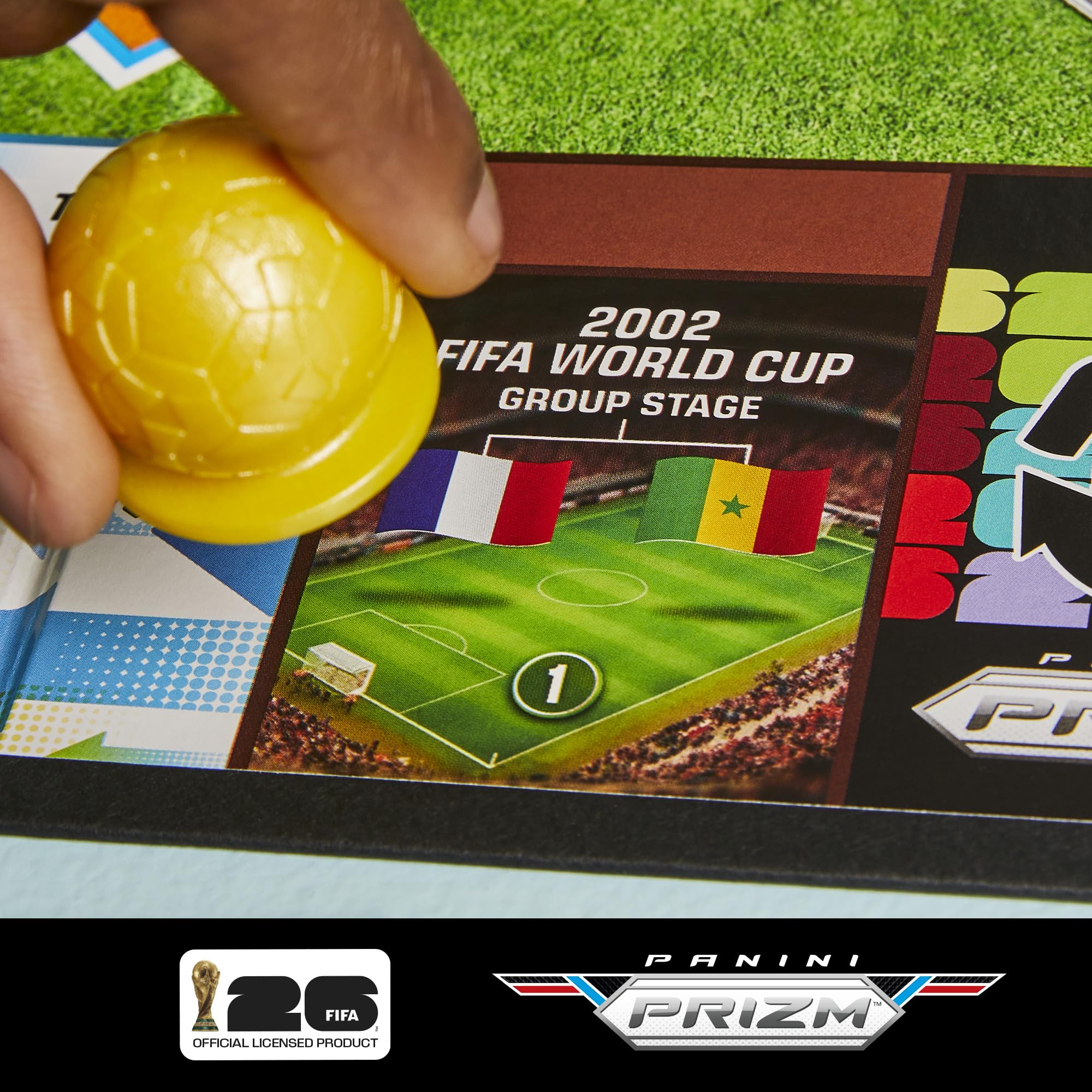 Monopoly Panini Prizm: FIFA World Cup I gra planszowa z Monopoly Panini Prizm FIFA World Cup 2026, karty Trading Cards I od 8 lat - wersja niemiecka