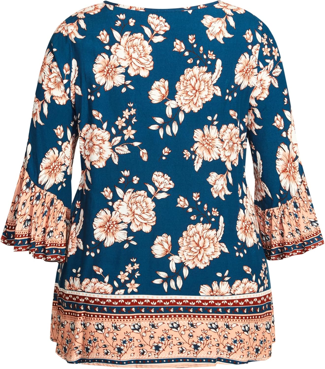 Avenue Women's Plus Size Top - Abby Pintuck Border - Image 6