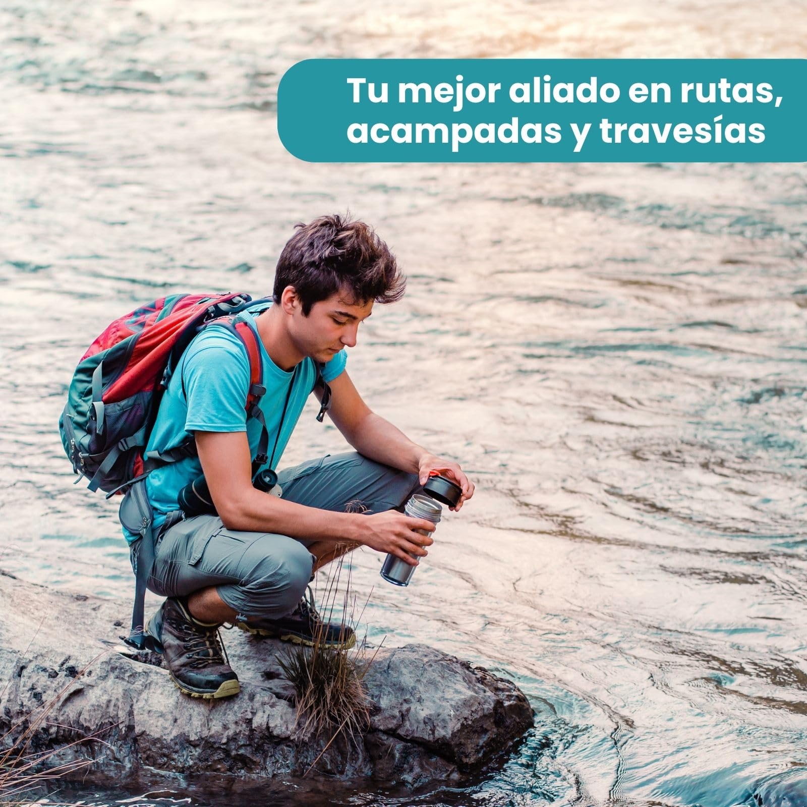 AWAKING Pastillas Potabilizadoras de Agua 48 uds | Tratamiento hasta 9600 Litros | 200L por Pastilla | Ideal para Depósitos, Bidones, Caravanas y Emergencias.