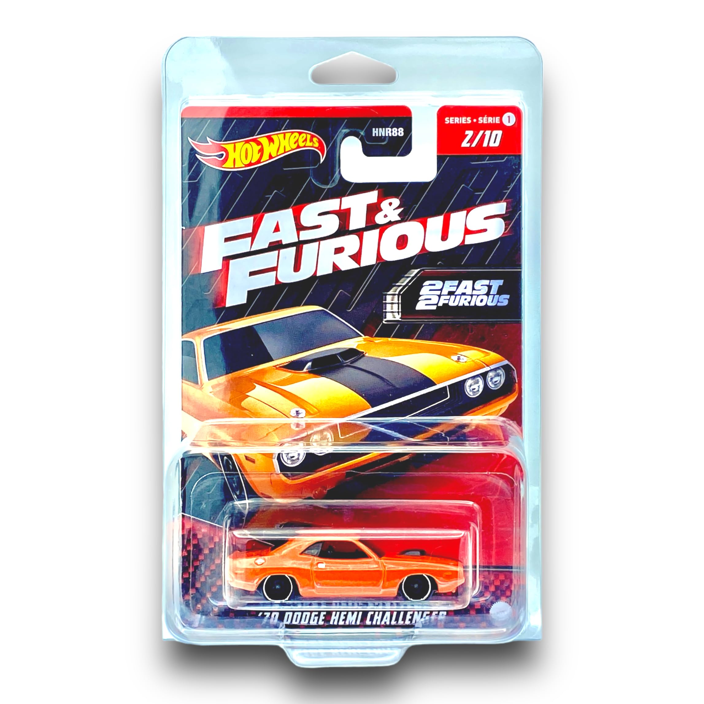 Hot Wheels '70 Dodge Hemi Challenger (Orange) 2/10 Fast & Furious