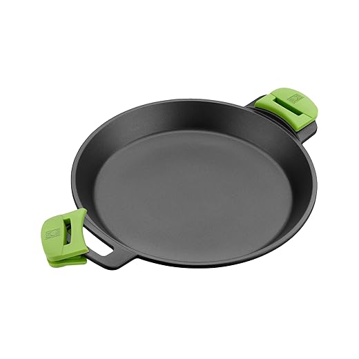 BRA Prior Paellera, Negro, antiadherente, 36 cm