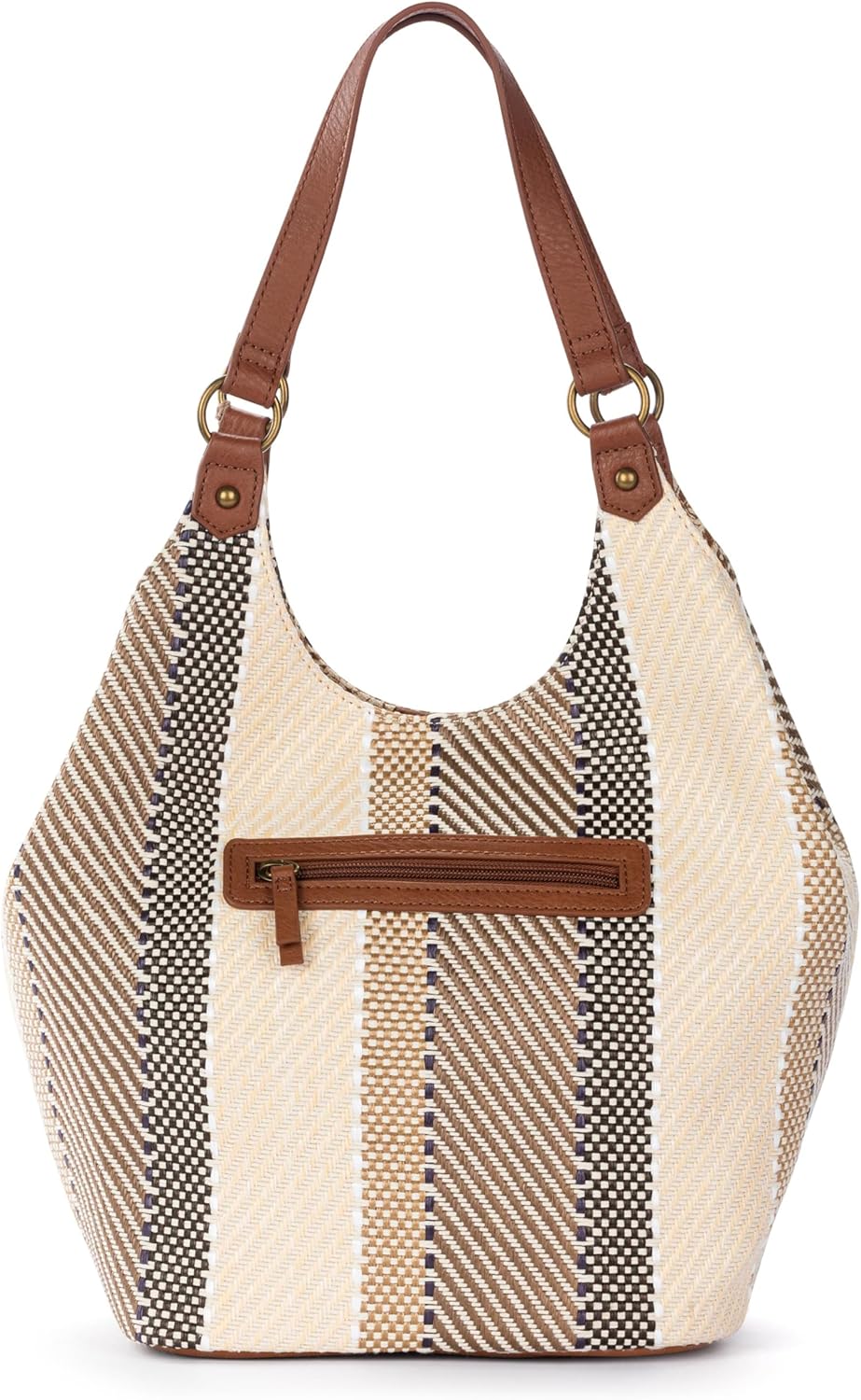 Sakroots The Sak Roma Shopper Shoulder Bag Large Purse & Tote Bag with Double Straps & Zipper Pockets for Everyday & Travel