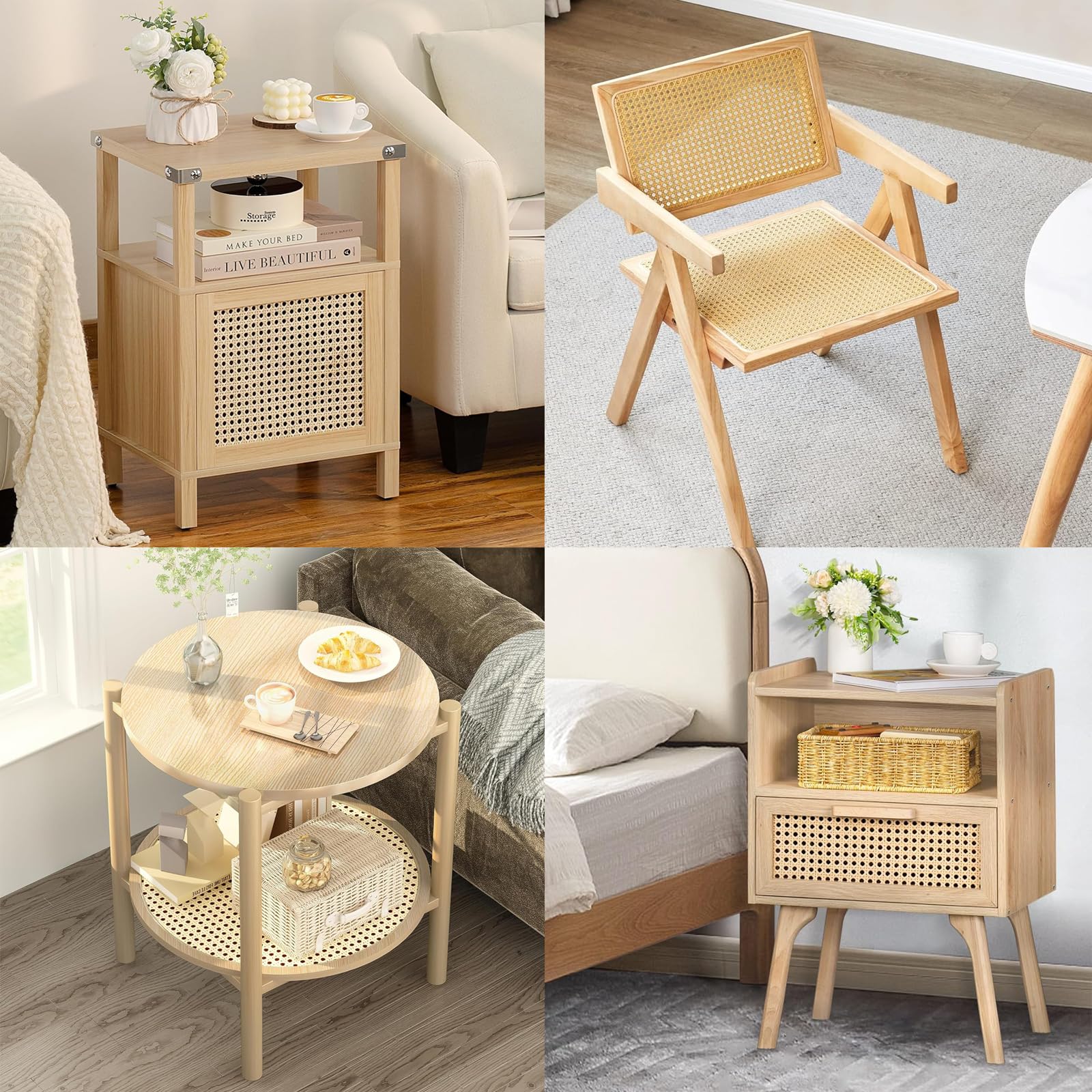 Wiener Geflecht 60 x 200cm Rattan Gurtband PE Rattan Geflecht Plastik Wabengeflecht Cane Webbing Rattan Roll für DIY Möbeldekoration Heimdekoration