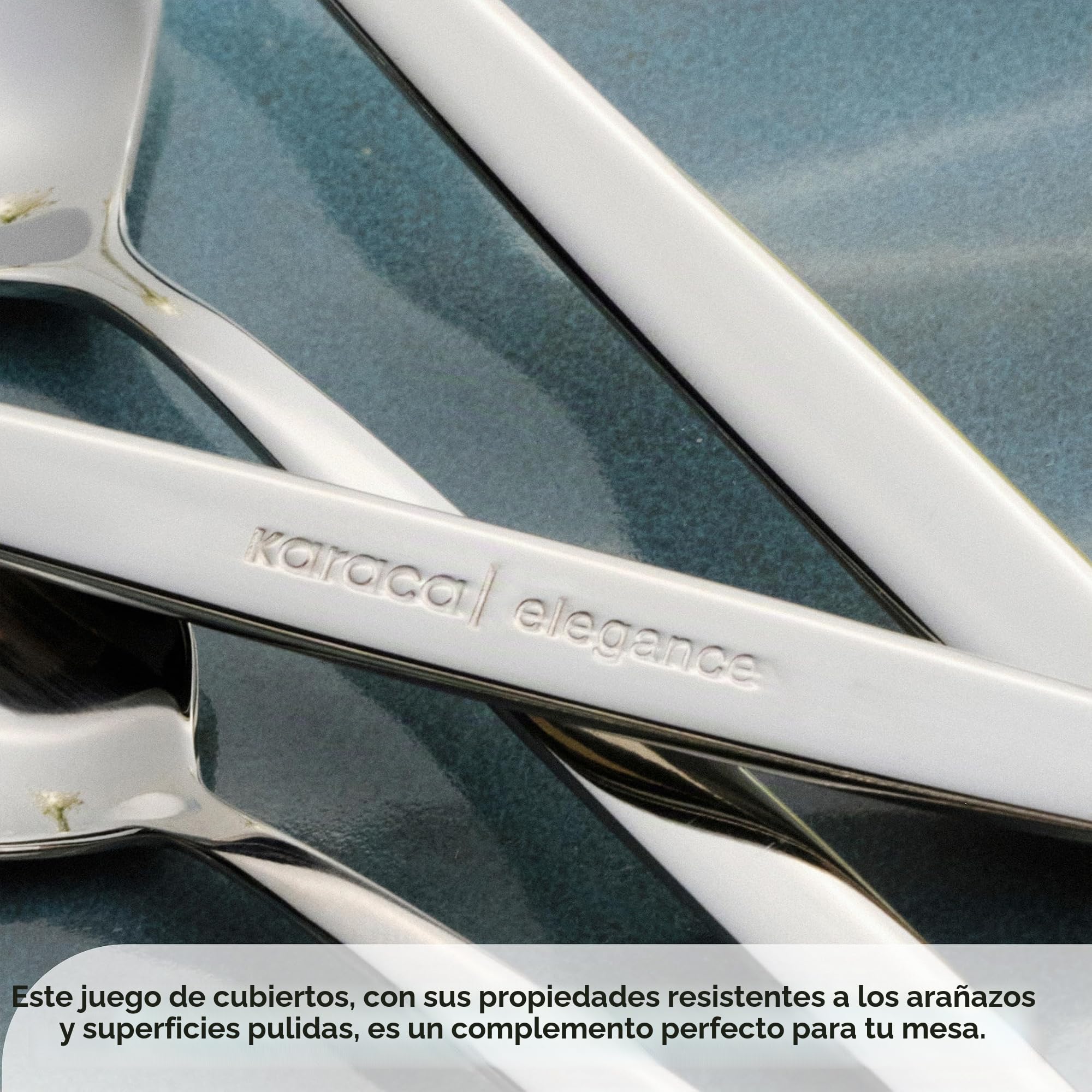 Karaca Thor - Juego de cubiertos para 12 personas (84 piezas, acero inoxidable, cuchillo, tenedor, cuchara, cuchillos brillantes y tenedores)