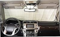 Vista 2 de HeatShield, Parasol original para parabrisas con ajuste personalizado para Toyota Sienna Minivan 2021, 2022, 2023, serie plateada