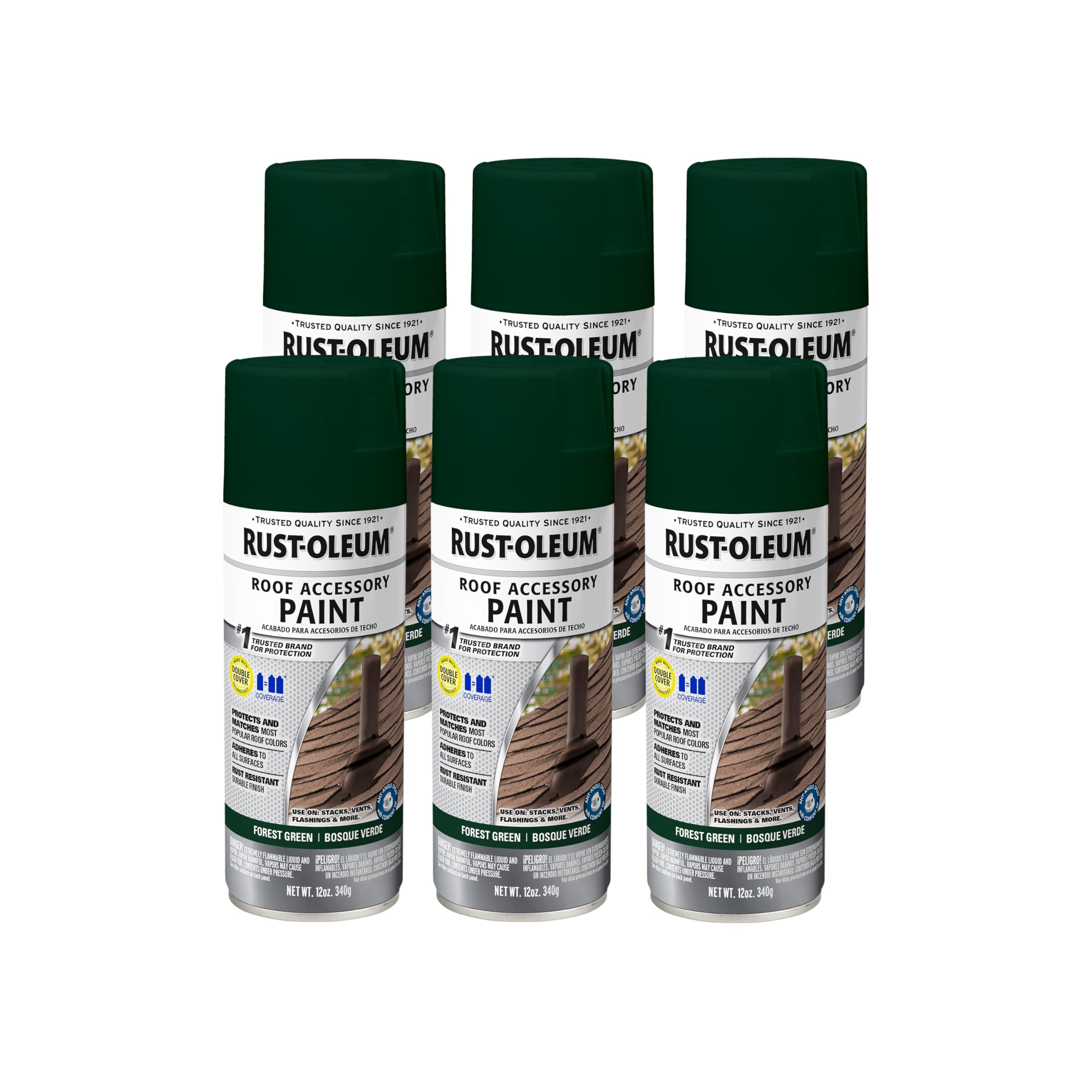 Rust-Oleum Forest Green / 12 Ounce (Pack of 1) / 1 Spray Paint