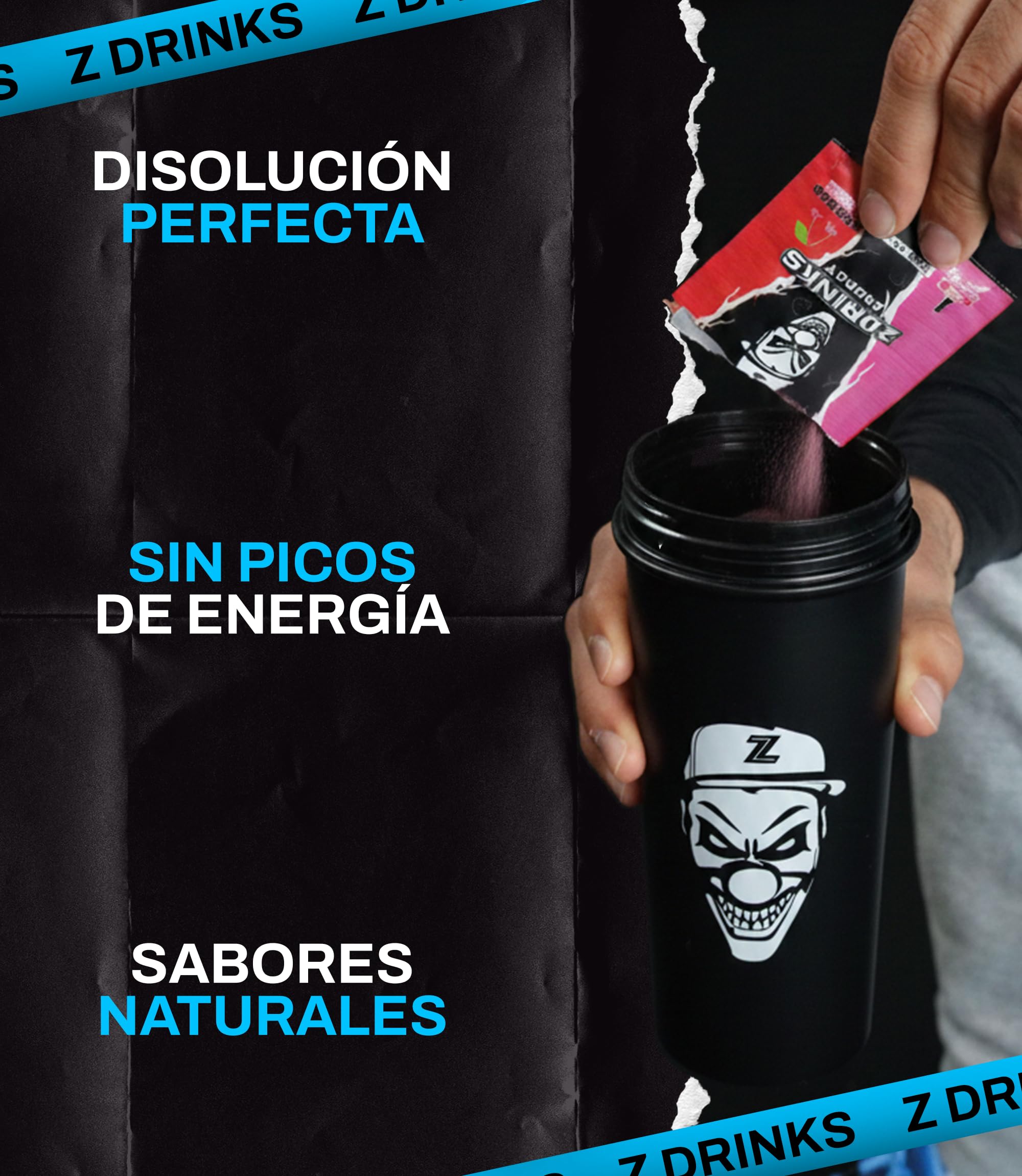 Bebida Energetica en Polvo Sin Azucar Con Cafeina Minerales y Vitaminas Sabores Naturales Bajo en Calorias Ideal para Gamers Apasionados del Deporte Pack Degustacion 10 Muestras + Shaker Negro