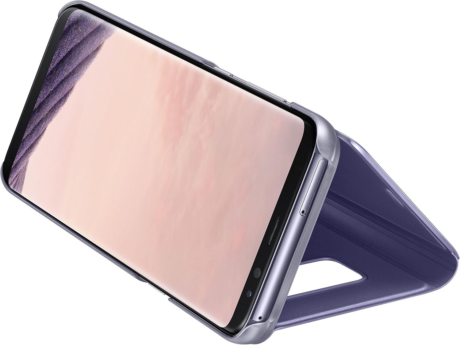 🛒 Crazy Deals Samsung Clear View Standing Case for Galaxy S8 Plus - Violet,EF-ZG955CVEG