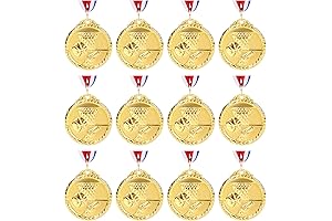 Abaokai 12-Piece Gold Basketball Medals: A Timeless Tribute to Court Dominance