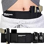 Mostcomtac Belly Band Holster for Men & Women - Comfortable Carry Gun Holster for 9MM and 380 with Breathable Neoprene, Fits Glock 19 17 42 43 43x, Taurus, Ruger LCP, S&W M&P Shield for Most Handguns