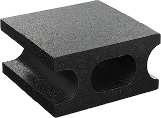 光洋産業(Koyo Sangyo) スチロールブロックハーフ ブラック W100×H190×D190