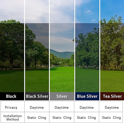 Miniatura 9 de ConCus-T Película unidireccional para ventana bloqueo solar película de privacidad para ventana película solar anti-UV control de calor tinte de