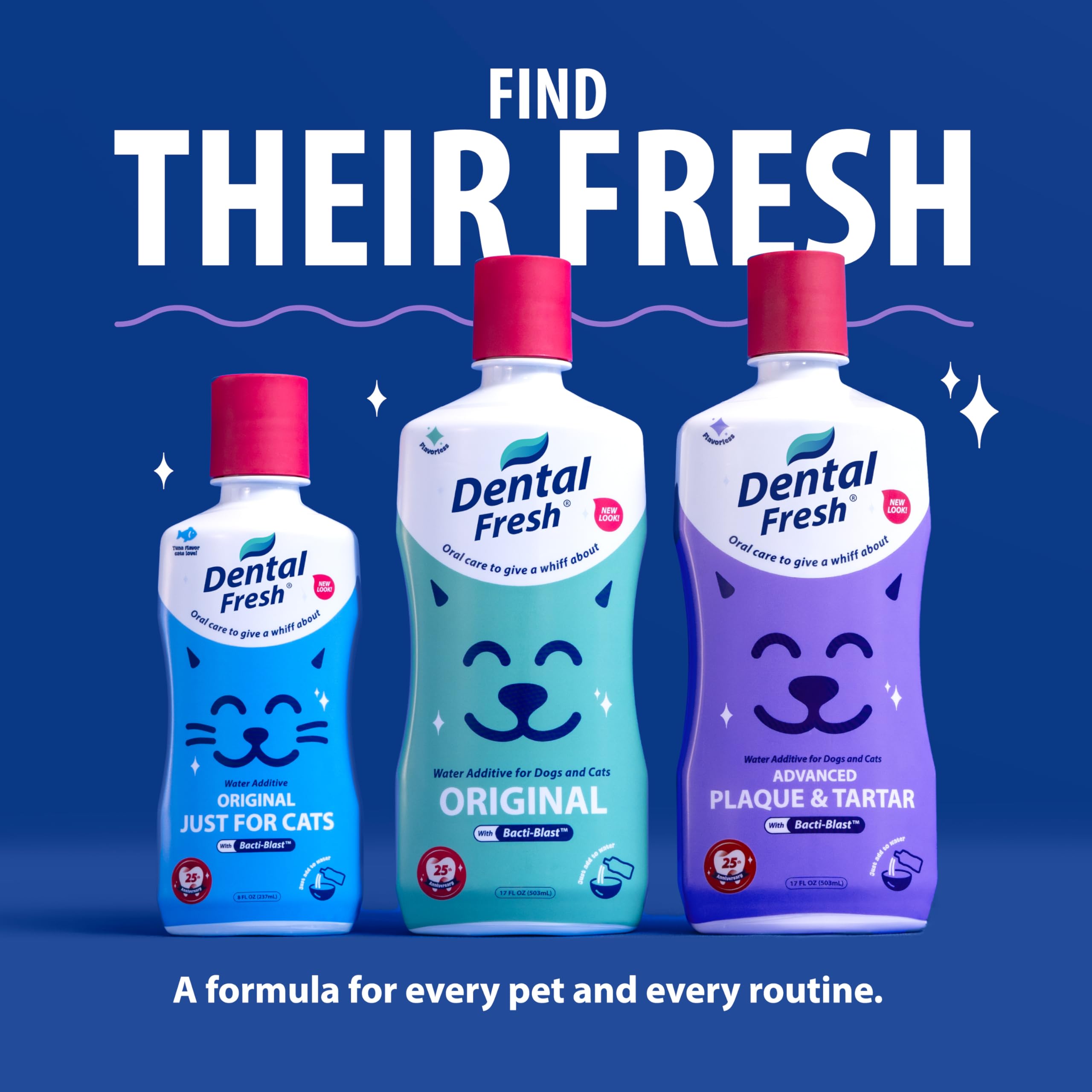 Dental Fresh Plaque & Tartar Control Water Additive for Dogs & Cats – Helps Support Clean Teeth, Healthy Gums & Fresh Breath – Advanced Formula Oral Care, 17 fl oz - image 7