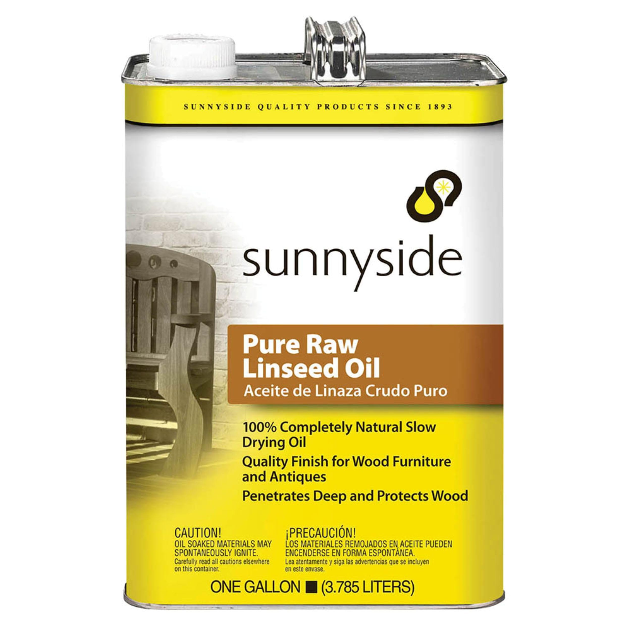 Sunnyside Corporation 873G1 Pure Raw Linseed Oil, Gallon
