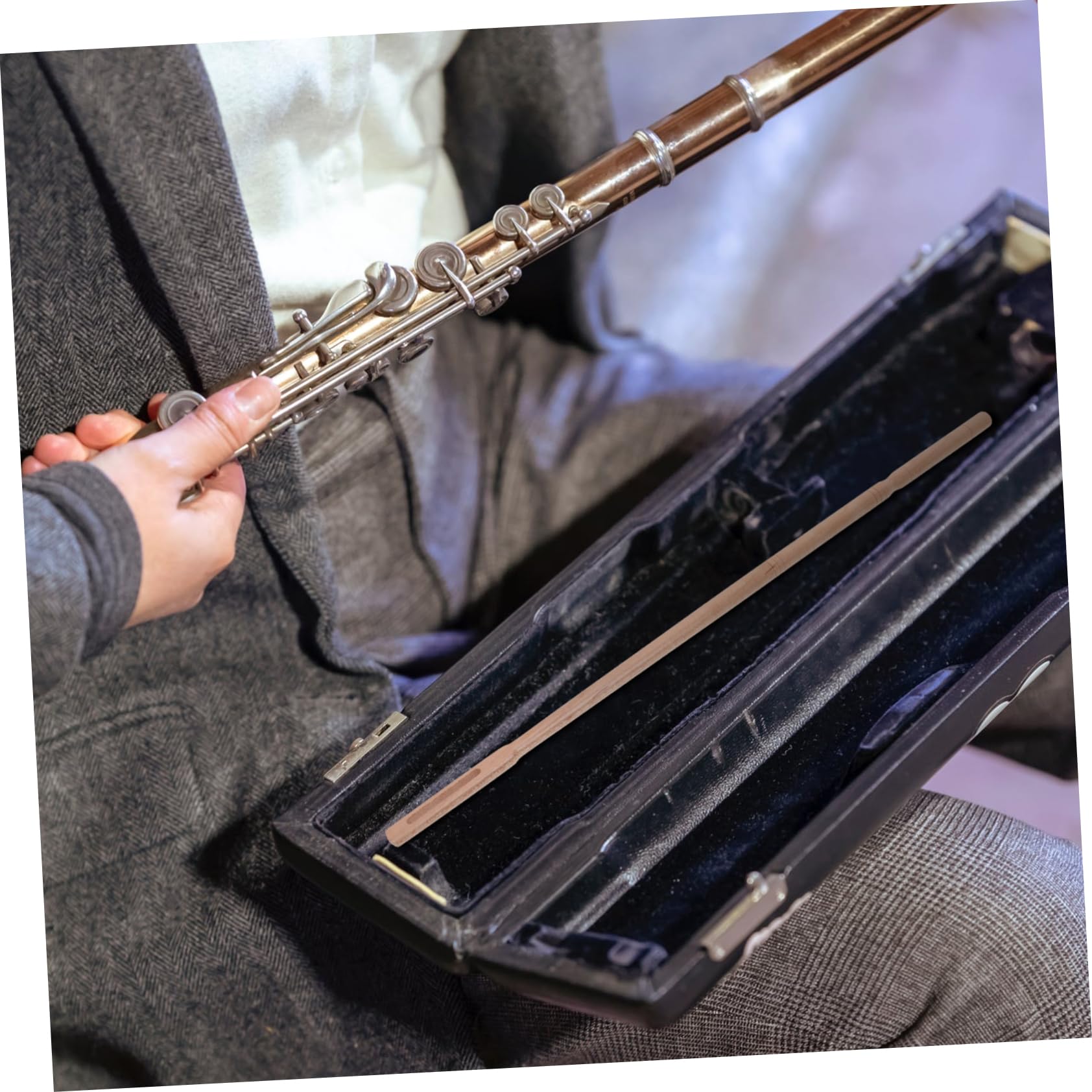 GLSTOY Flute Care Tools Flute Accessories for Cleaning Flute and Wind Instruments