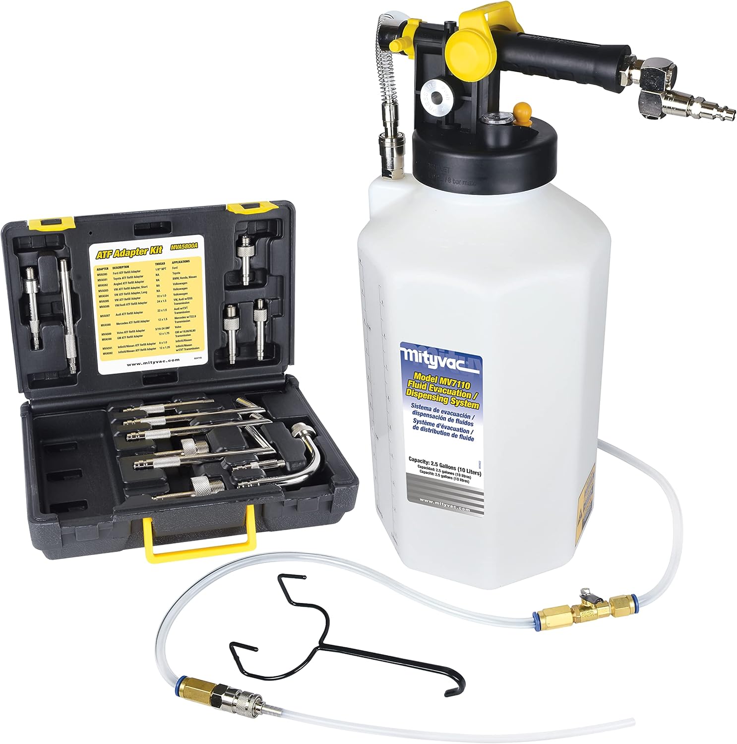 Mityvac MV7412 2.5Gallon ATF Refill Kit, Fluid Evacuators Amazon Canada
