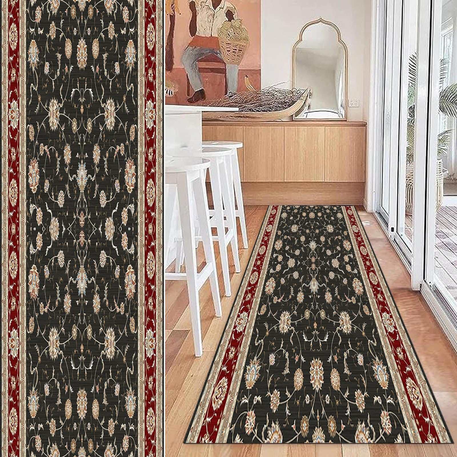 Alfombra cocina lavable antideslizante para evitar caídas en suelos húmedos 1