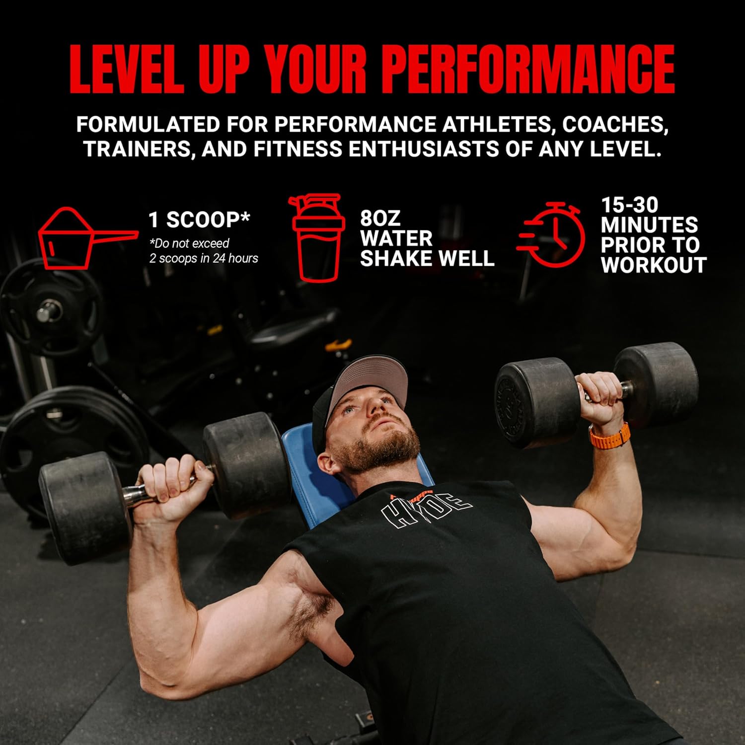 ProSupps Mr. Hyde Signature Pre Workout Powder with Creatine, Beta Alanine & Caffeine - Performance, Energy & Endurance - Clean Fitness & Gym Supplements for Men & Women (Blue Razz, 30 Servings) - Image 4