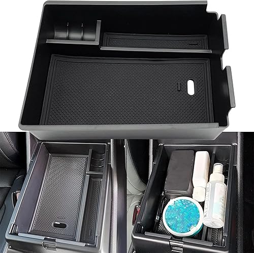 JOJOMARK Bandeja organizadora de consola central compatible con Kia Sportage 2023 2024 NQ5, caja de reposabrazos, bandeja de almacenamiento