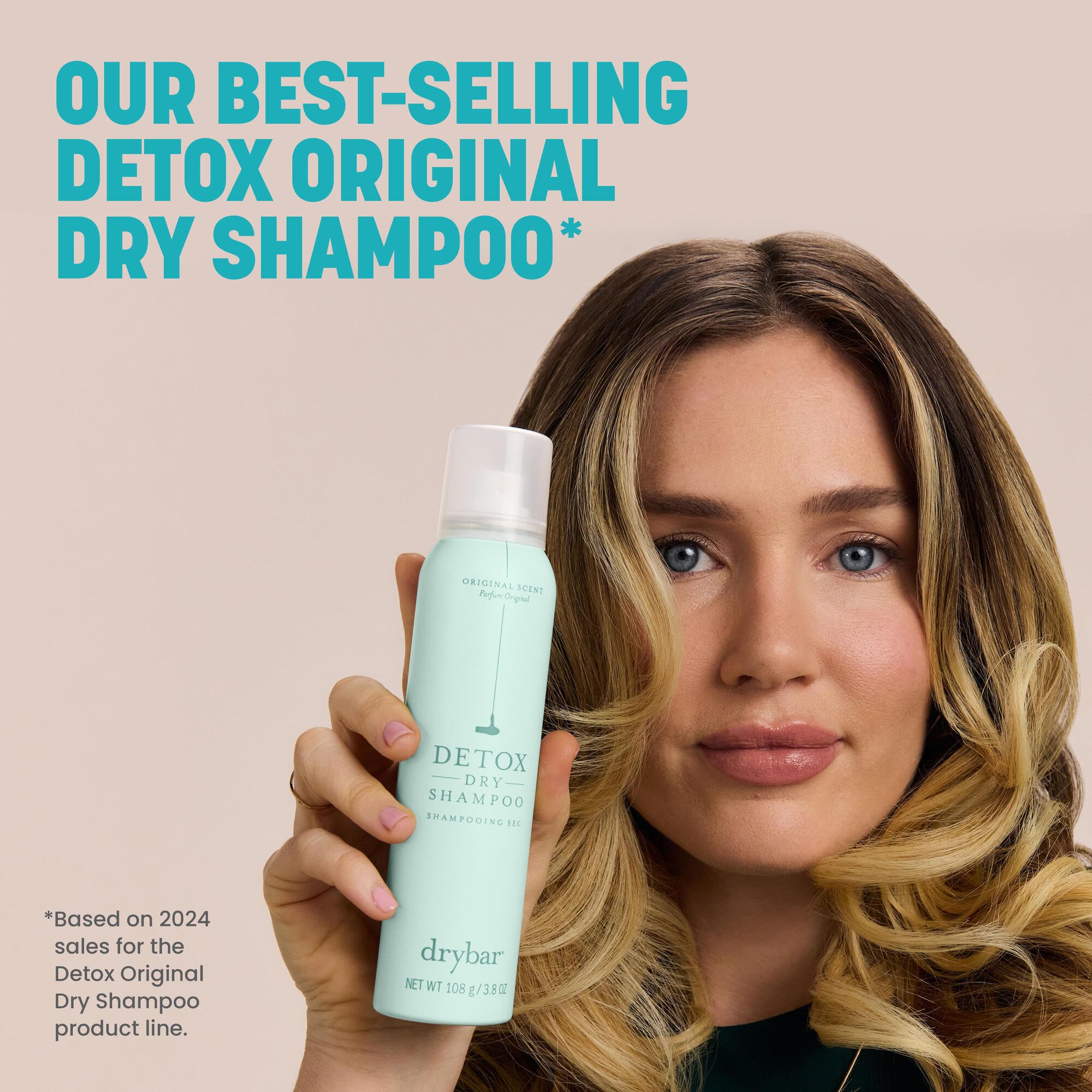 Drybar Detox Dry Shampoo Spray, Absorbs Excess Oil, Leaves Hair Looking and Feeling Clean & Refreshed with Extra Volume, For All Hair Types