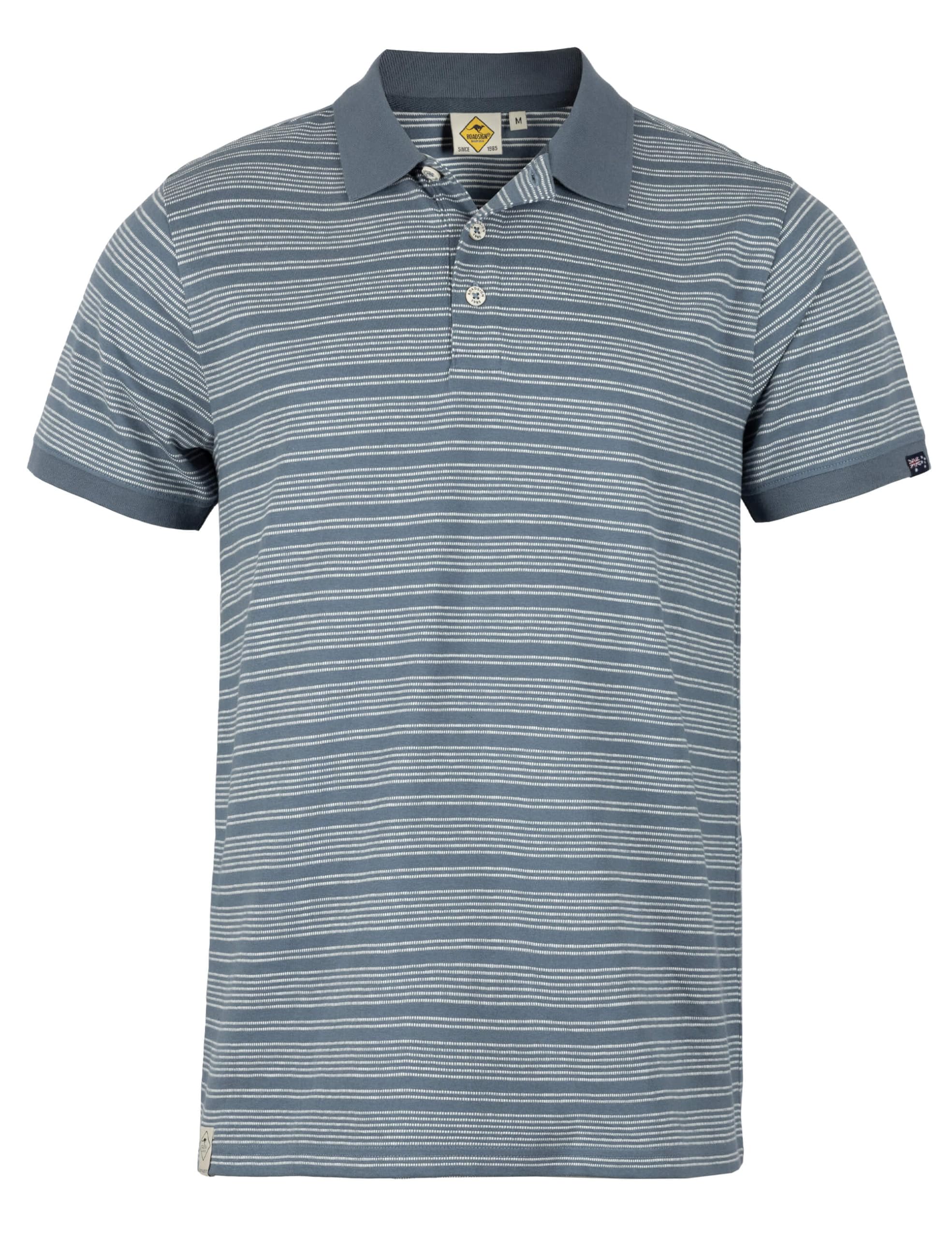 ROADSIGN australia Herren Polo im sportlichen Streifen Look - für Sommer- & gepflegte Casual-Styles
