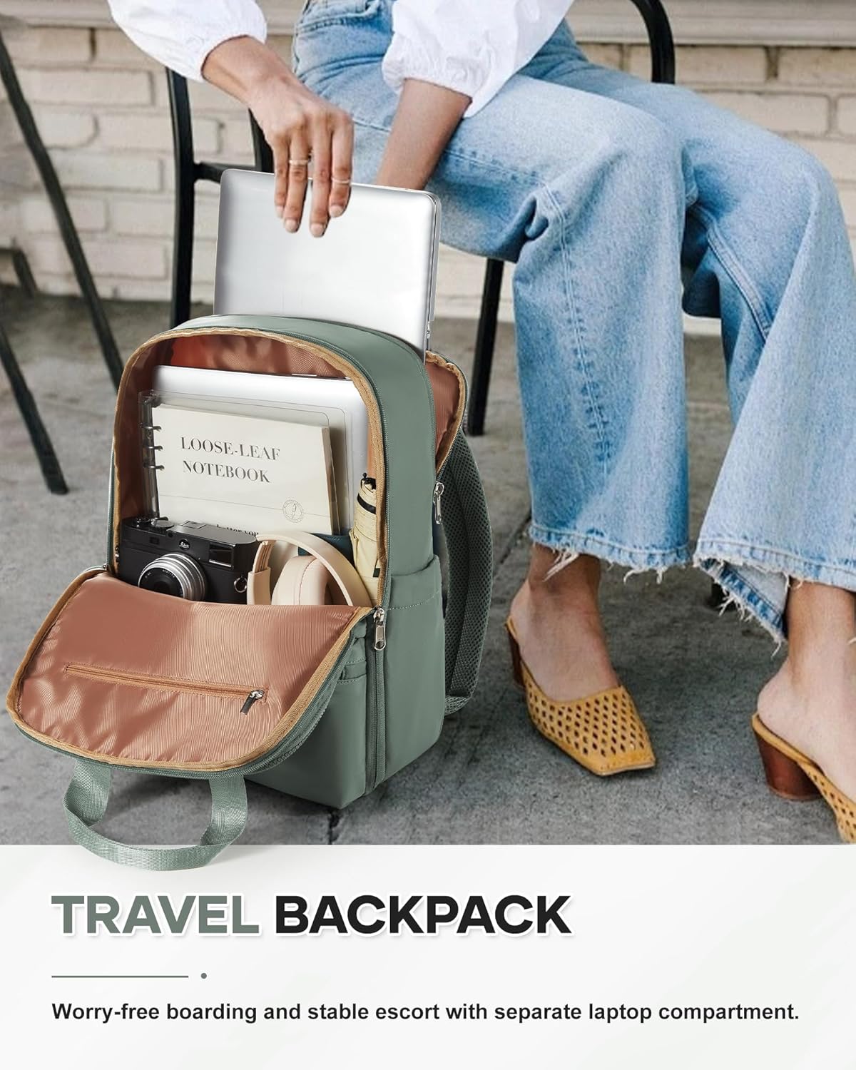 wepadre Small Travel Backpack for Women Men Personal Item Travel Bag Carry on Backpack for Travel Carry on Luggage - Image 7