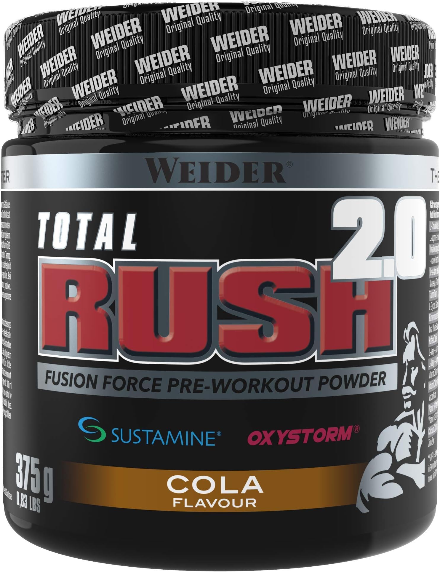 Total Rush 2.0 Pre-Workout Formula, Cola, The Legal Pre-Workout, Focus + Power, Serious Pump, 15 servings