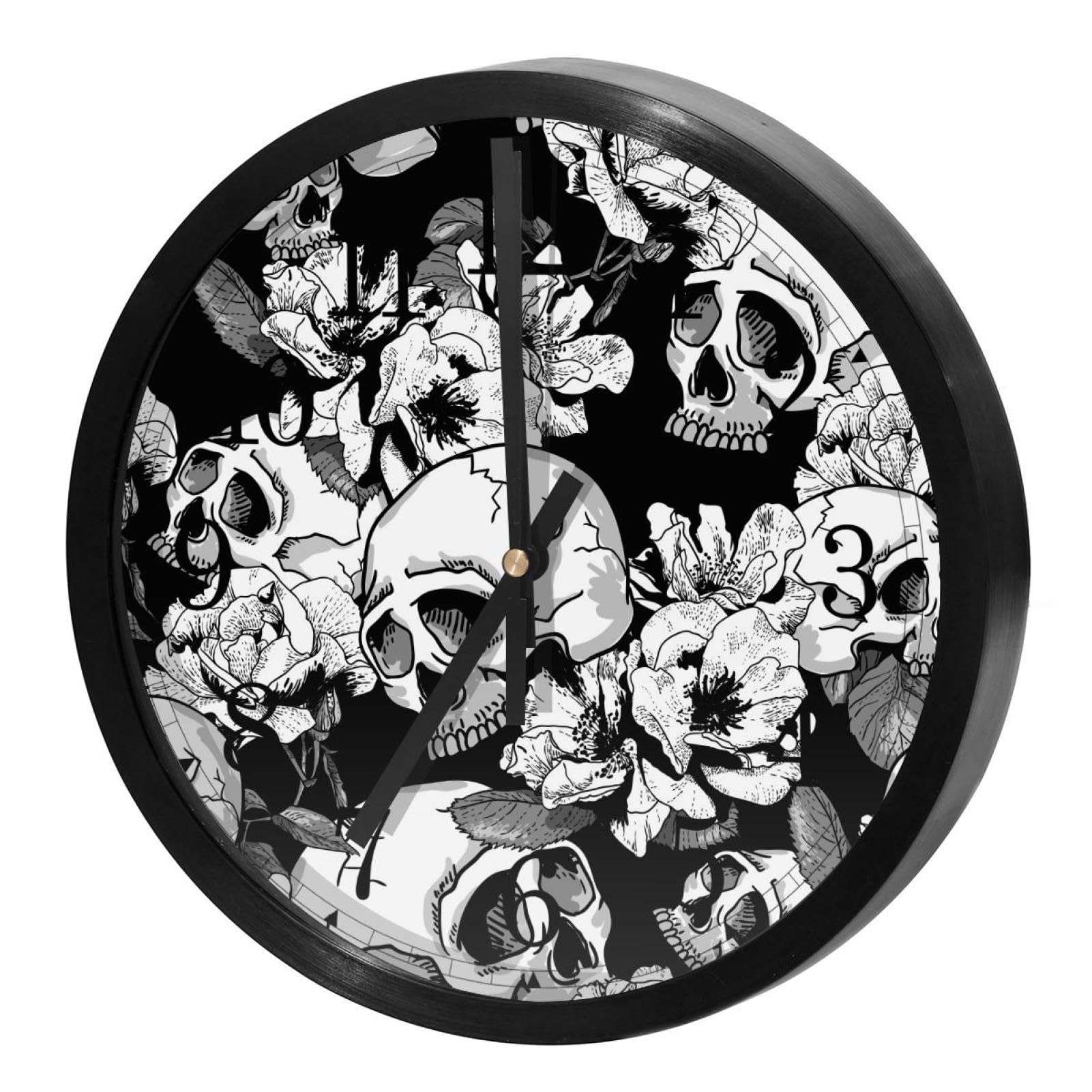 Horloge murale silencieuse pour chambre et bureau résolvant le bruit du tic-tac