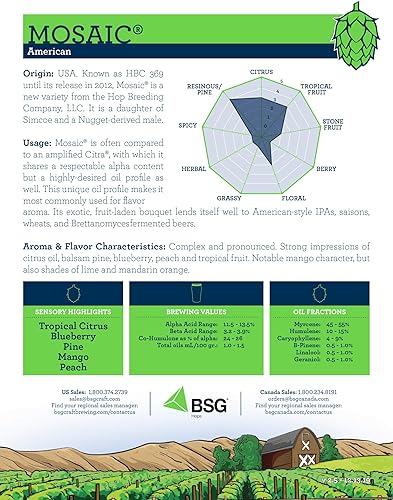Miniatura 3 de Mosaico Hop pellets- 1bolsa de Oz