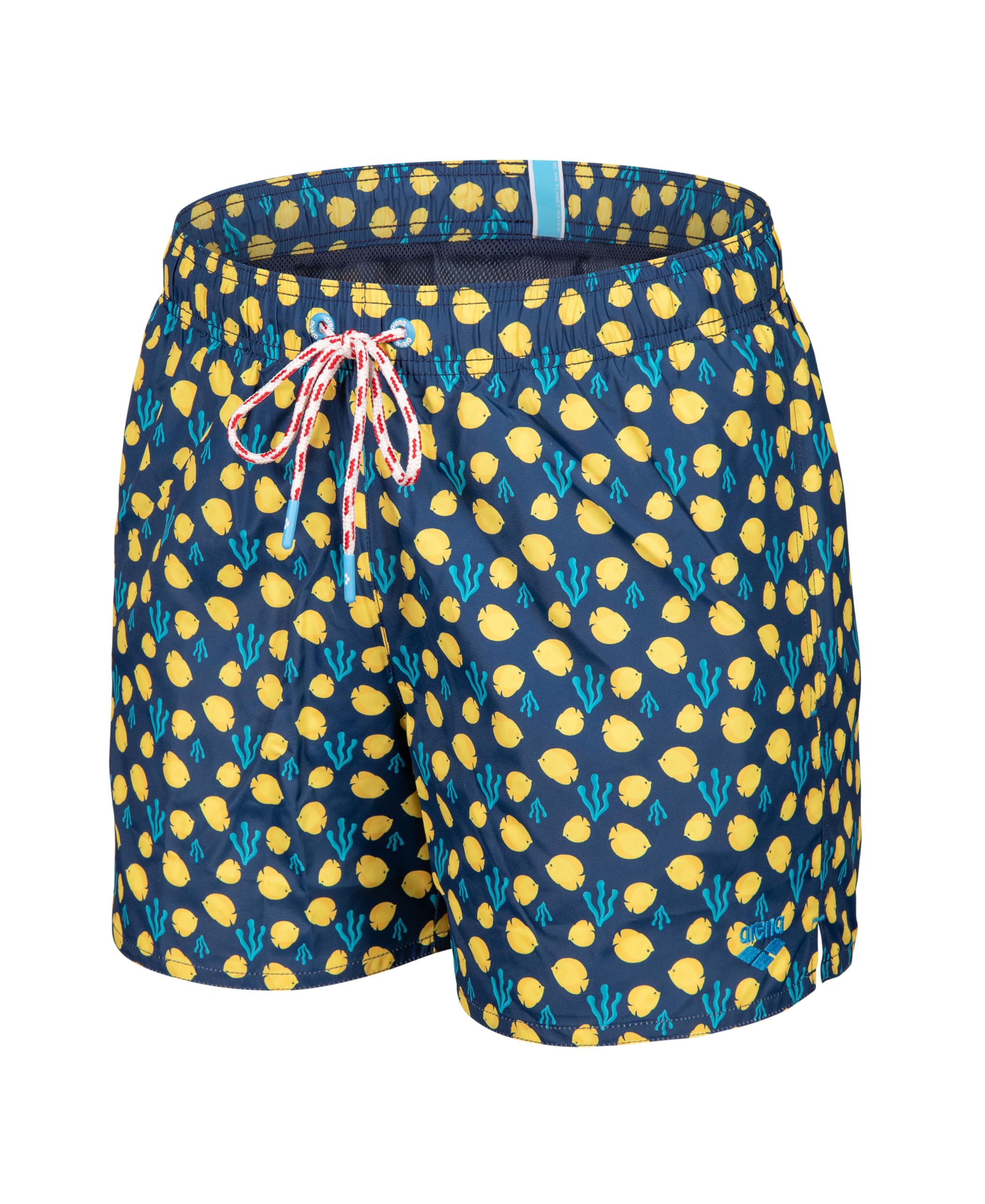 ARENA Men's Water Prints Beach Short AO, Color 805-SWIMMING Pool, Size XXL 805 - Swimming Pool XX-Large